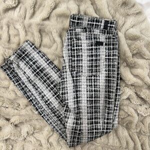 7 For All Mankind Jeans Skinny Houndstooth Plaid, Size 29
